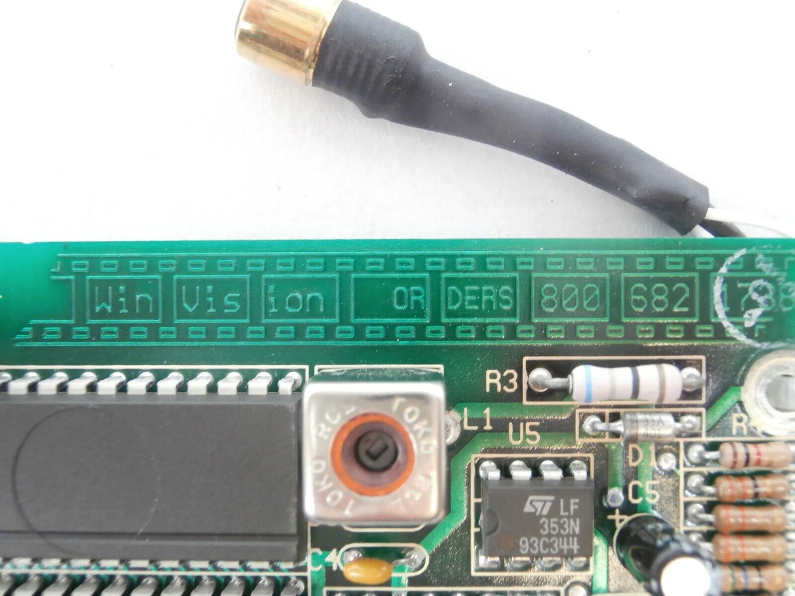 Quanta WinVision Video PCB Card RECIF IDLW8 200mm Working Surplus - Image 11