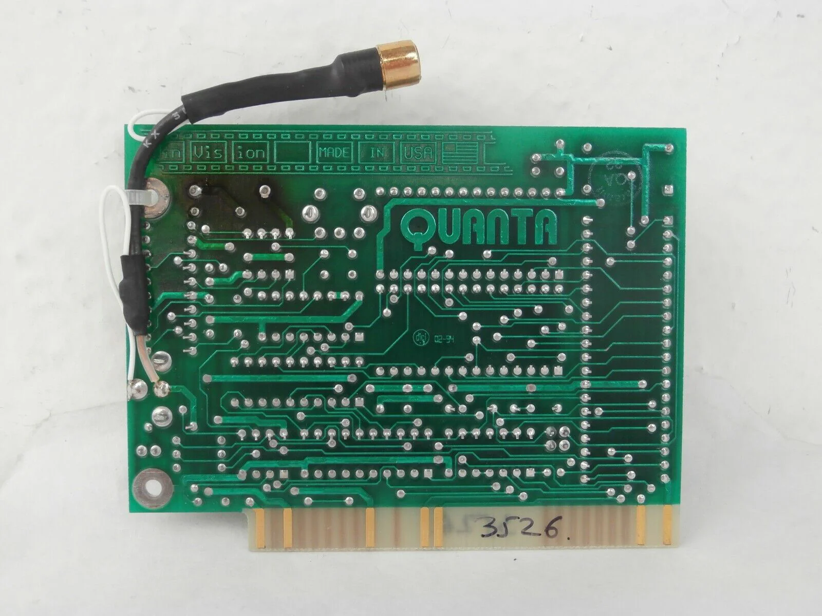 Quanta WinVision Video PCB Card RECIF IDLW8 200mm Working Surplus - Image 3