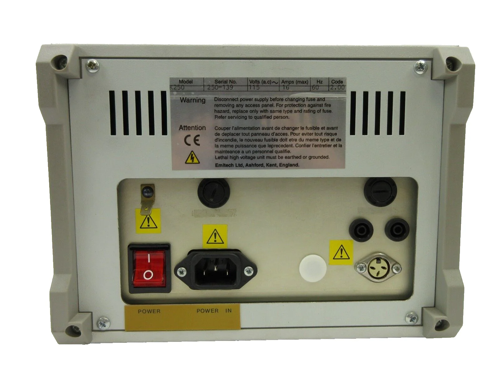 Quorum Technologies Emitech K250 Sputter Coater System Controller Working - Image 2