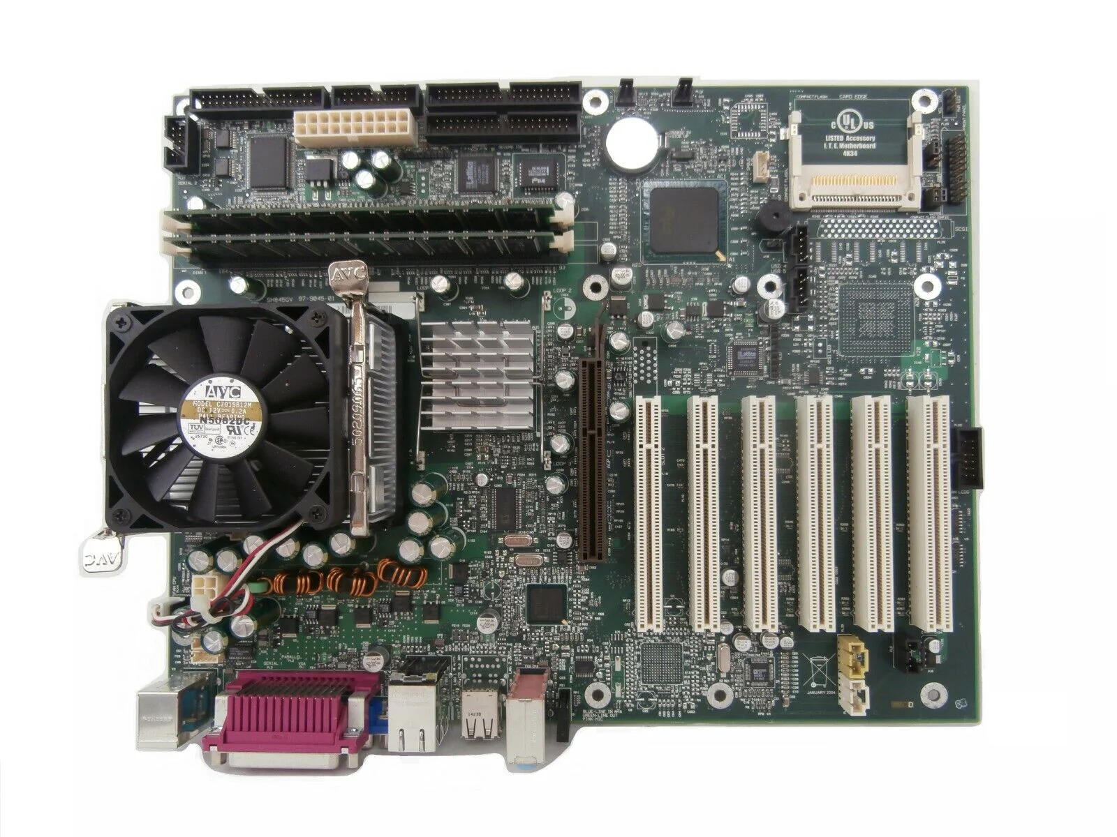 RadiSys 068-02588-0001 Motherboard PCB SHGV1L00-0-0 SH845GV 97-9567-11 Working - Image 2