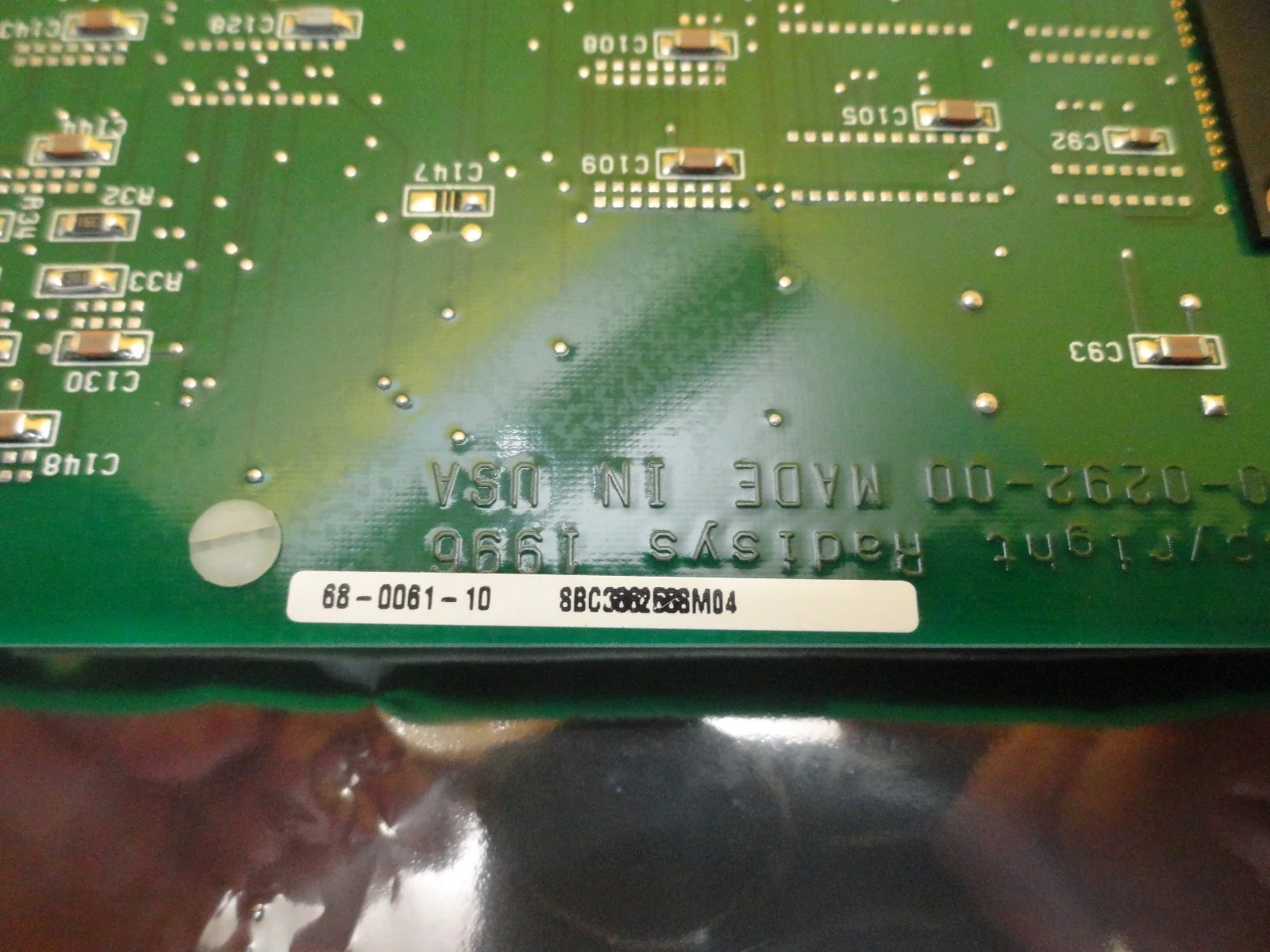 RadiSys 68-0061-10 Single Board Computer SBC 386/258 U43L-4 Orbot WF 736 Used - Image 4
