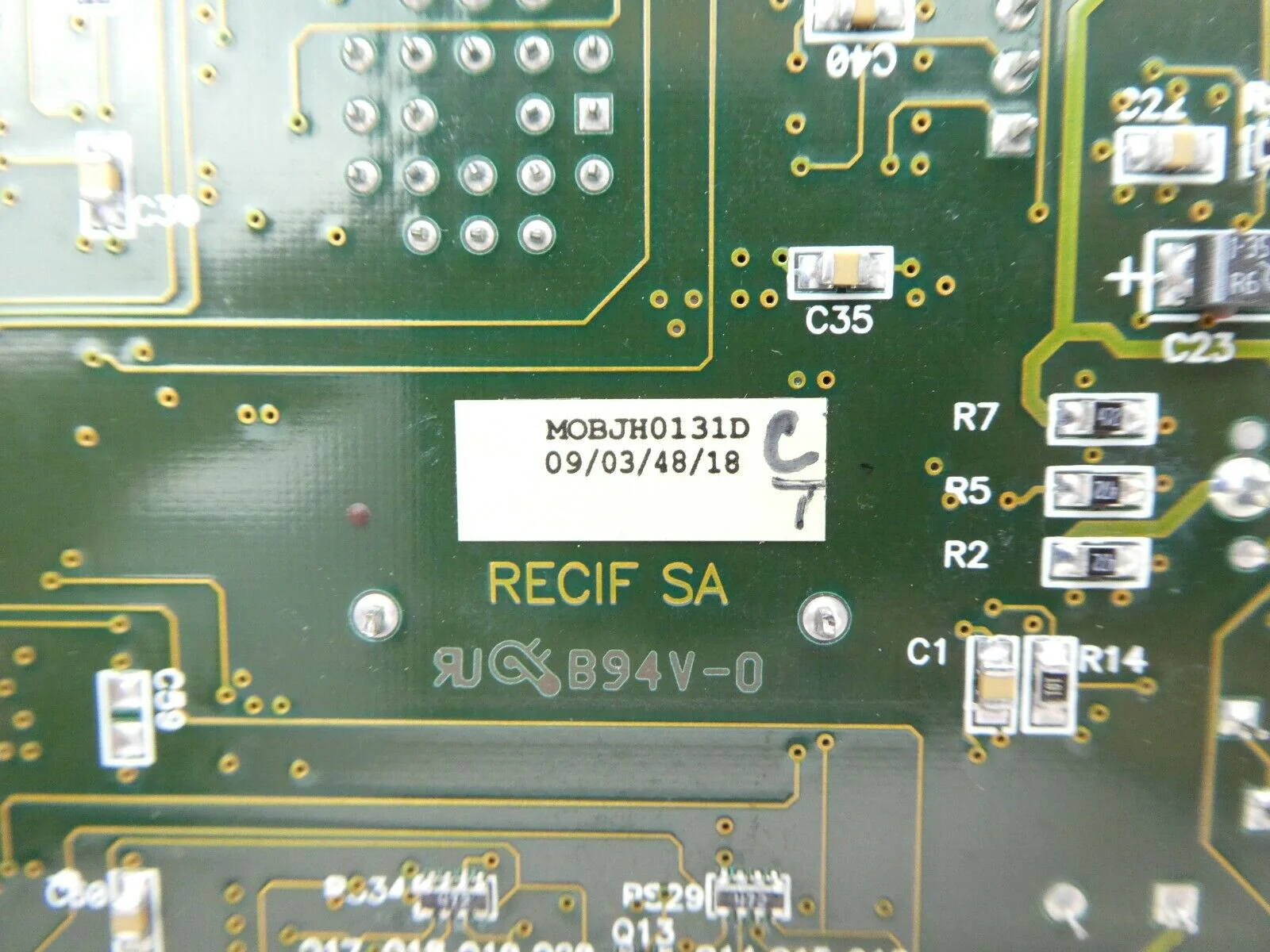 RECIF Technologies MOBJH0131D Motherboard PCB with CPU CPUAH0027A Working Spare - Image 11
