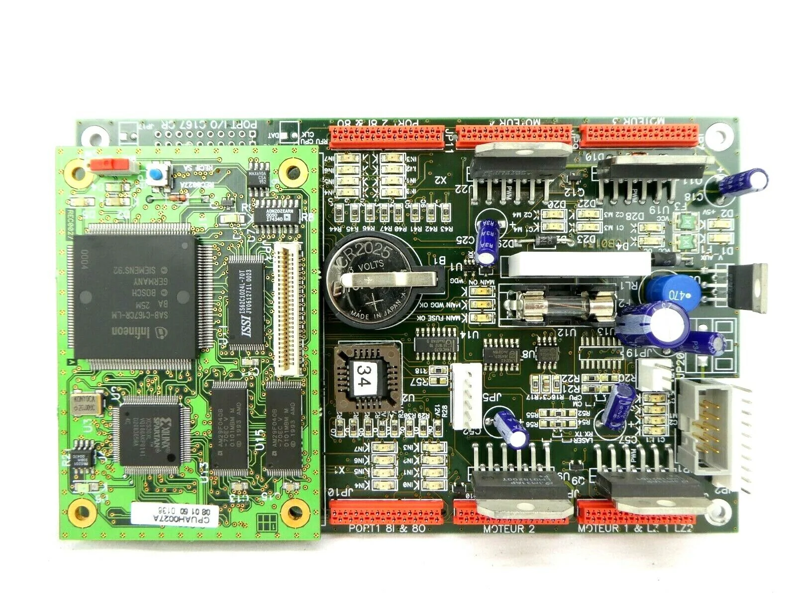 RECIF Technologies MOBJH0131D Motherboard PCB with CPU CPUAH0027A Working Spare - Image 2