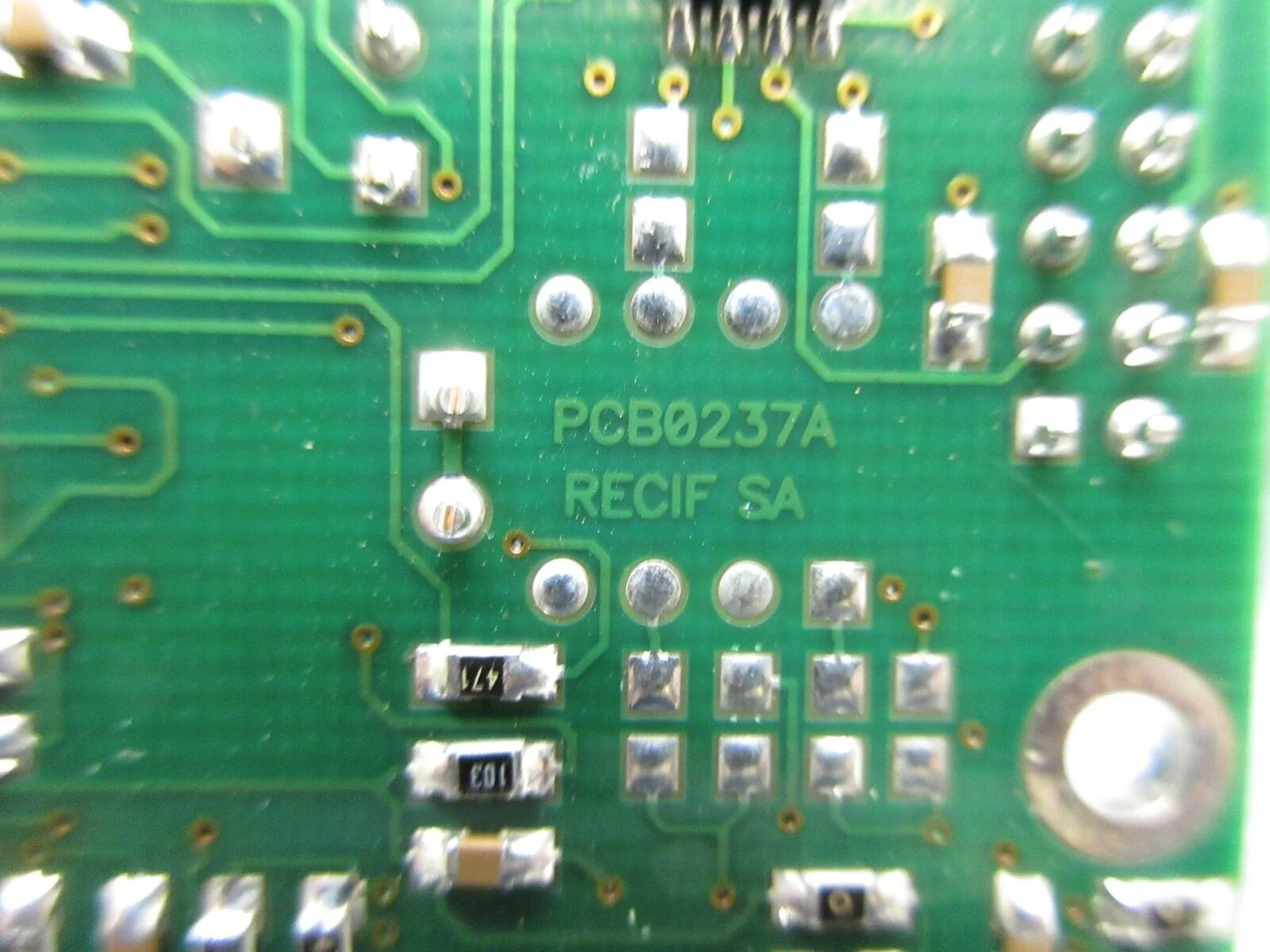 RECIF Technologies STDAH0237A Pneumatic Output Board PCB Nikon NSR System Used - Image 6