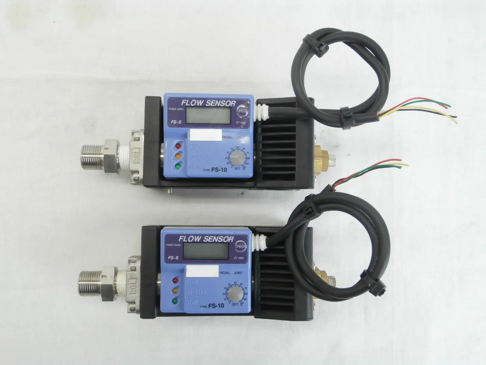 Regal Joint FS-10S Flow Sensor FS-10 Reseller Lot of 2 Used Working - Image 2