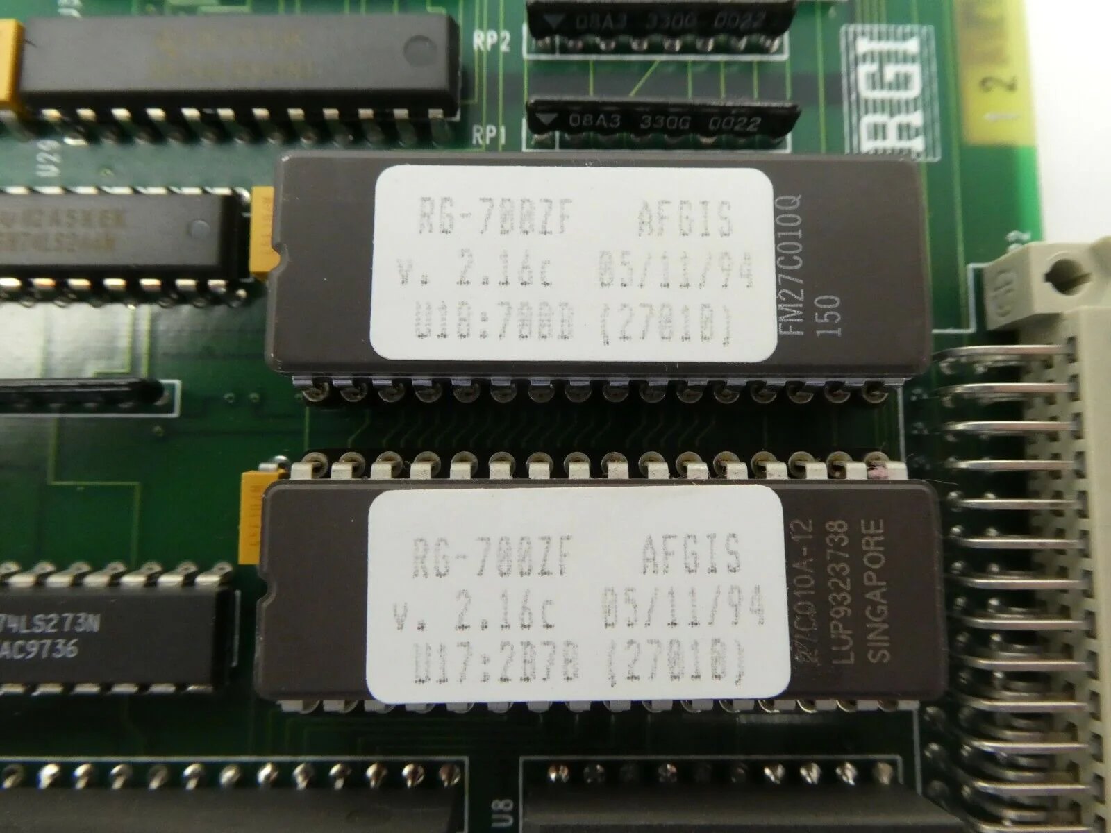 RGI Raster Graphics 51401 Processor PCB Card RG-700 6000700-09A Bio-Rad Q7 Spare - Image 8