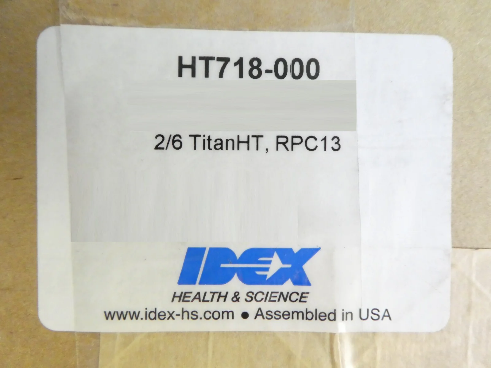 Rheodyne HT718-000 6-port 2 Position Injection Valve 2/6 TitanHT RPC13 New - Image 12