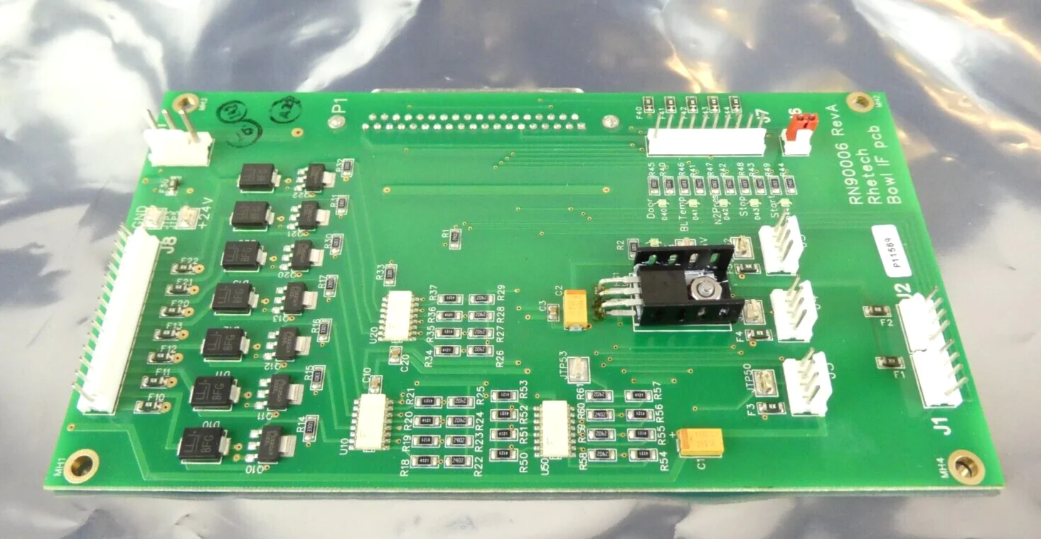 Rhetech Inc RN90006 SRD Main Bowl IF Interface PCB Board OEM Refurbished - Image 8