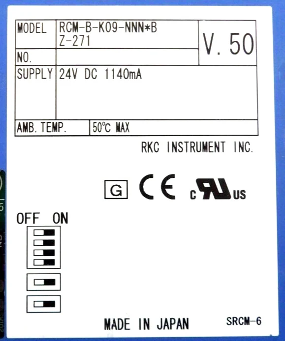 RKC Instrument RCM-B-K09-NNN*B Programmable Controller Lot of 5 Working Spare - Image 7