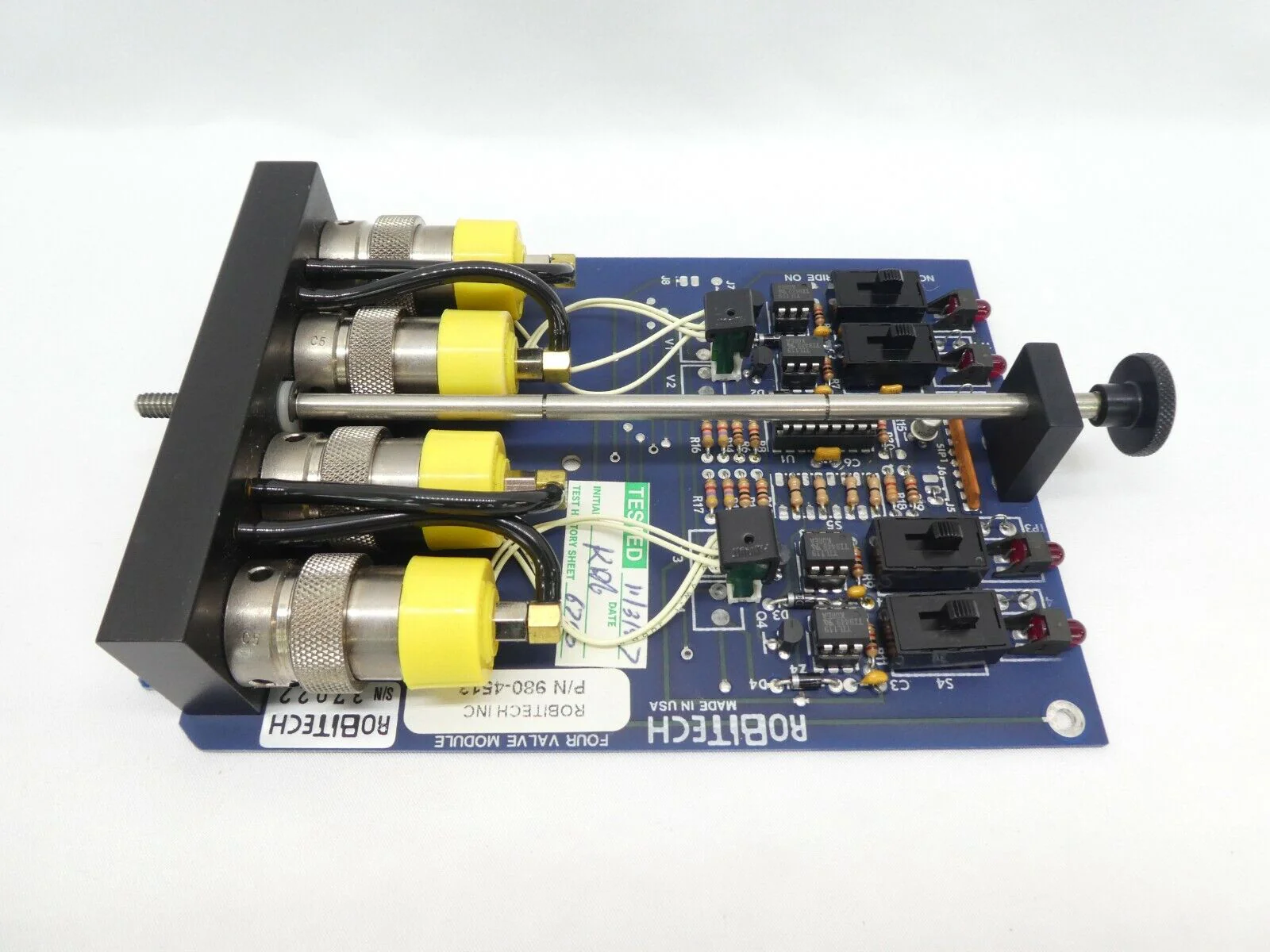 Robitech 980-4513 Four Valve Module PCB Card New Surplus - Image 8
