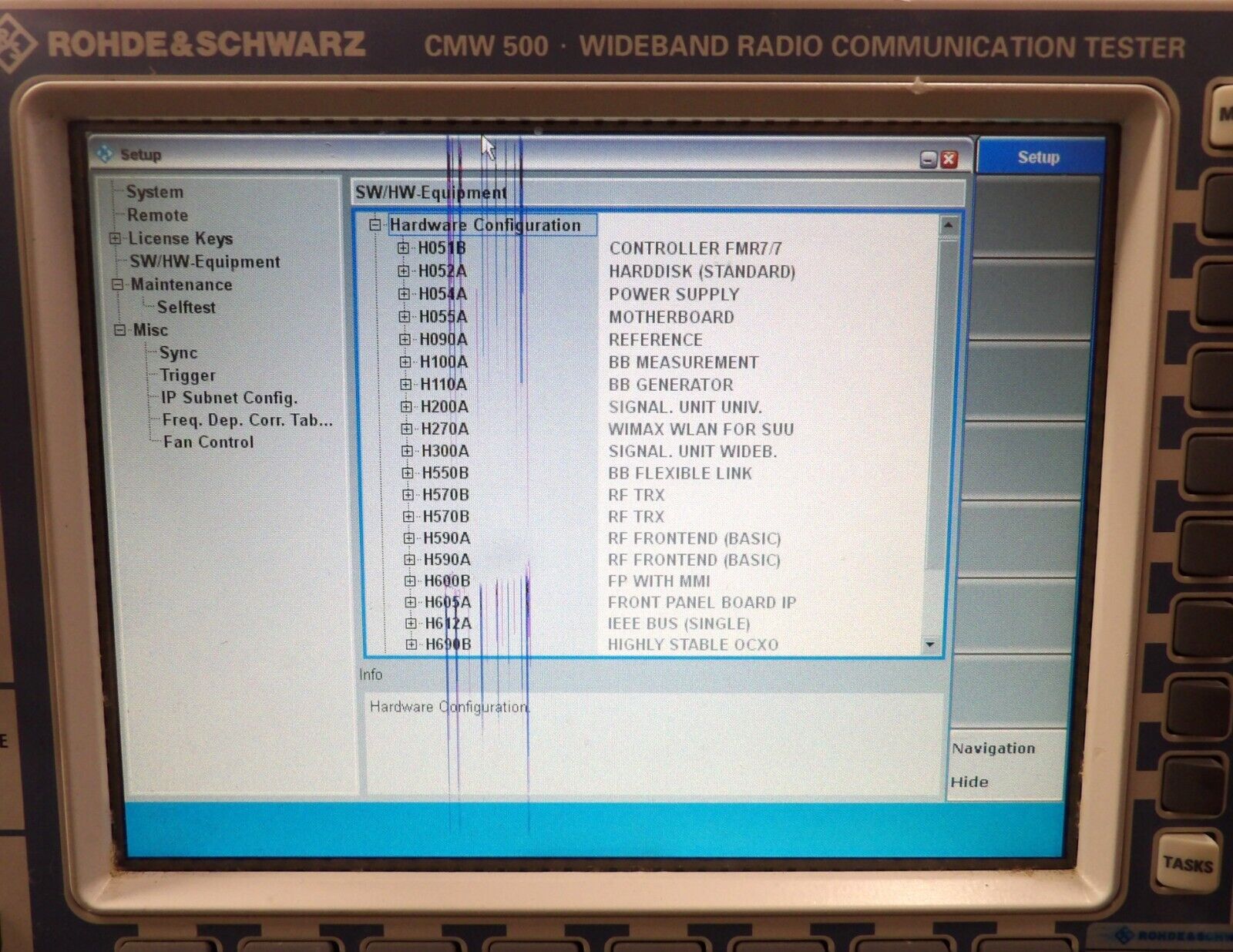 Rohde & Schwarz 1201.0002K50 Wideband Radio Tester CMW 500 Damaged Screen As-Is - Image 10