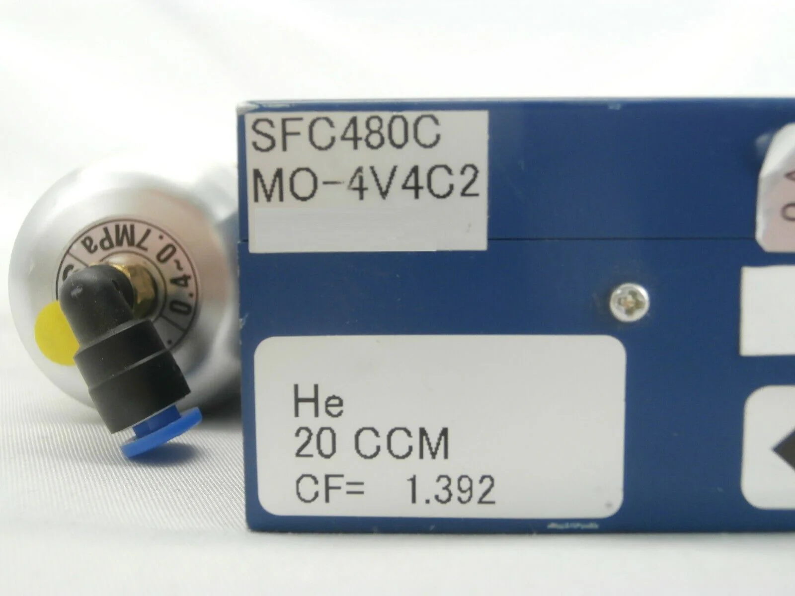 SAM Hitachi Metals SFC480C Mass Flow Controller MFC SFC-480C 20 CCM He Working - Image 11