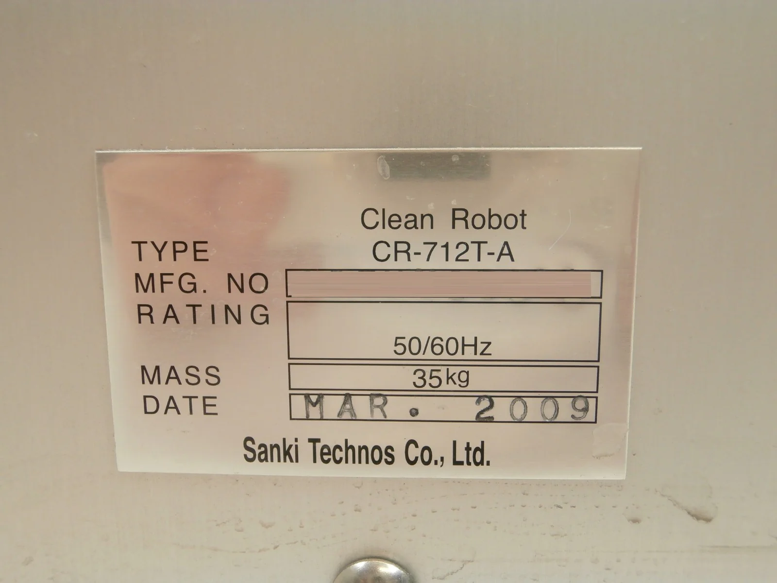 Sanki Technos CR-712T-A Clean Robot w/End Effector Hitachi M-712E Copper Working - Image 11