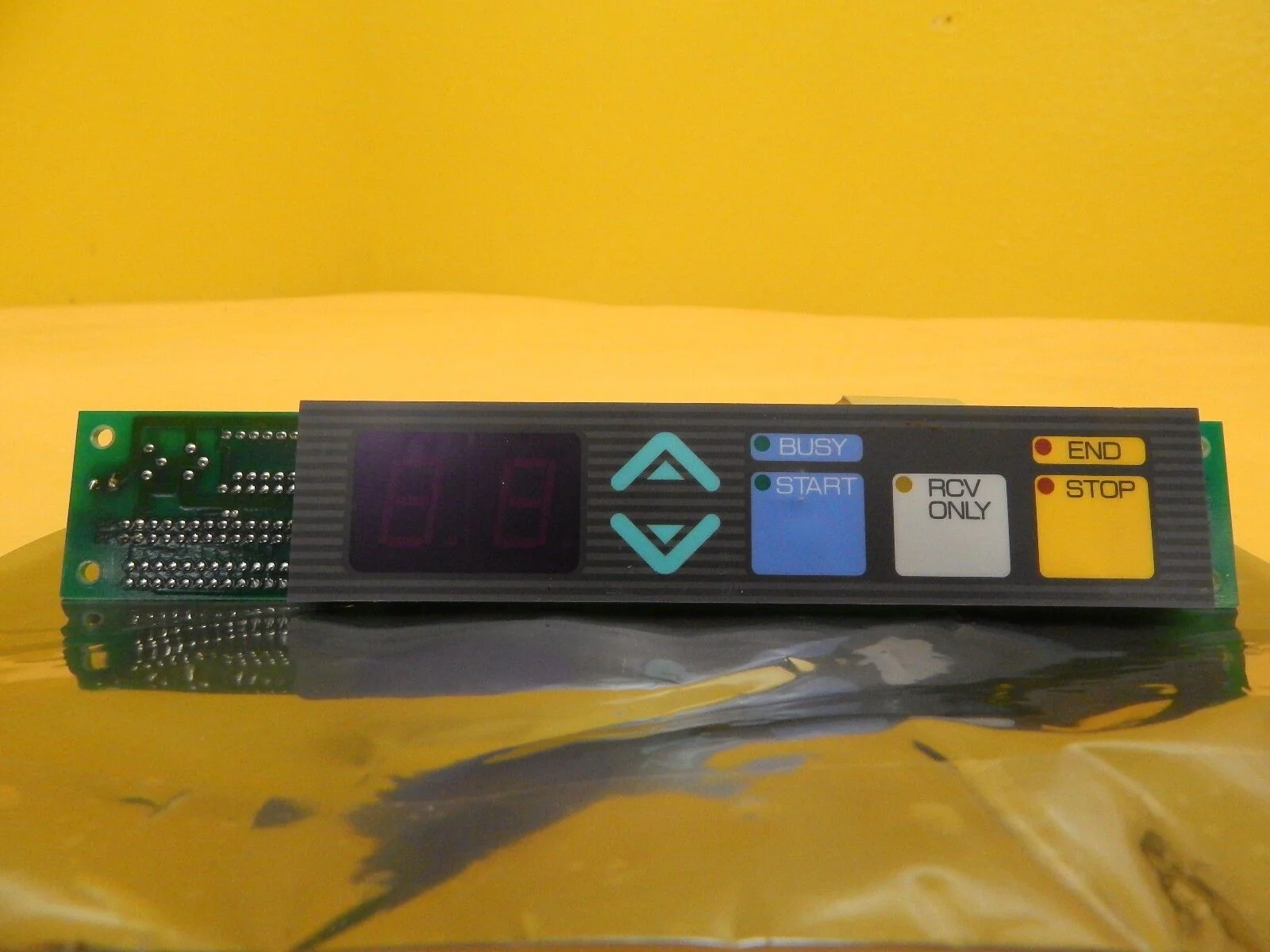 Sanoh IDP-0-2 Start Stop Keypad Board PCB Screen SC-W60A-AV Used Working - Image 2