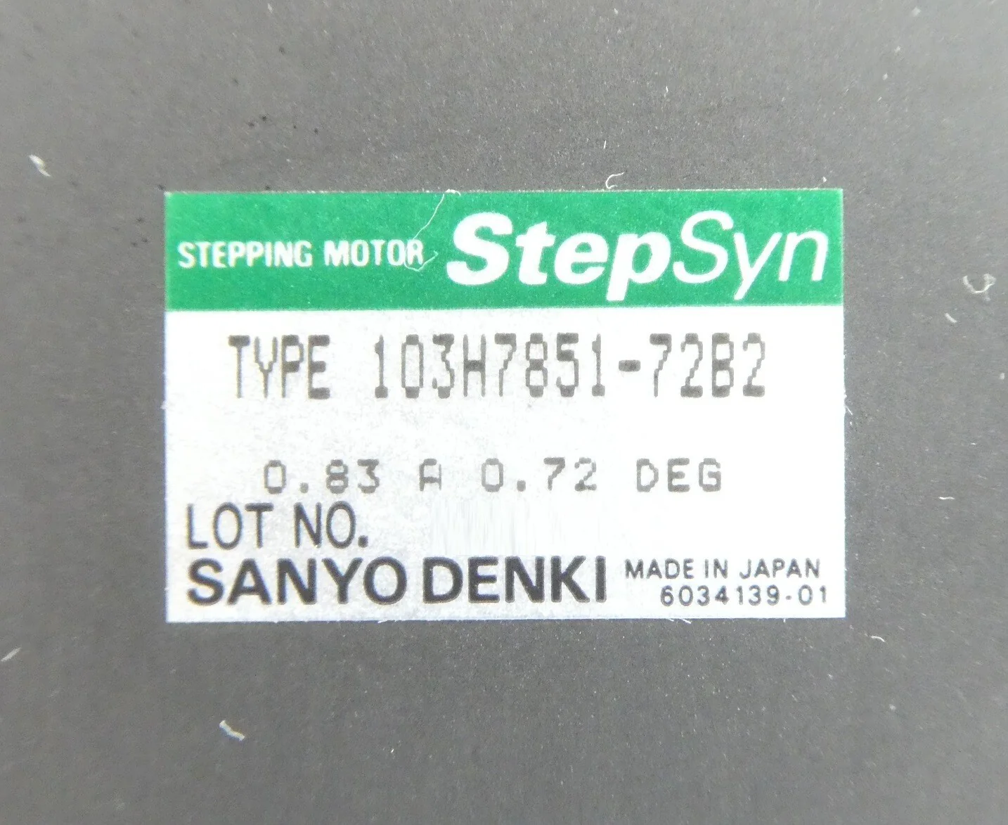 Sanyo Denki 103H7851-72B2 Stepping Motor StepSyn Actuator Working - Image 11