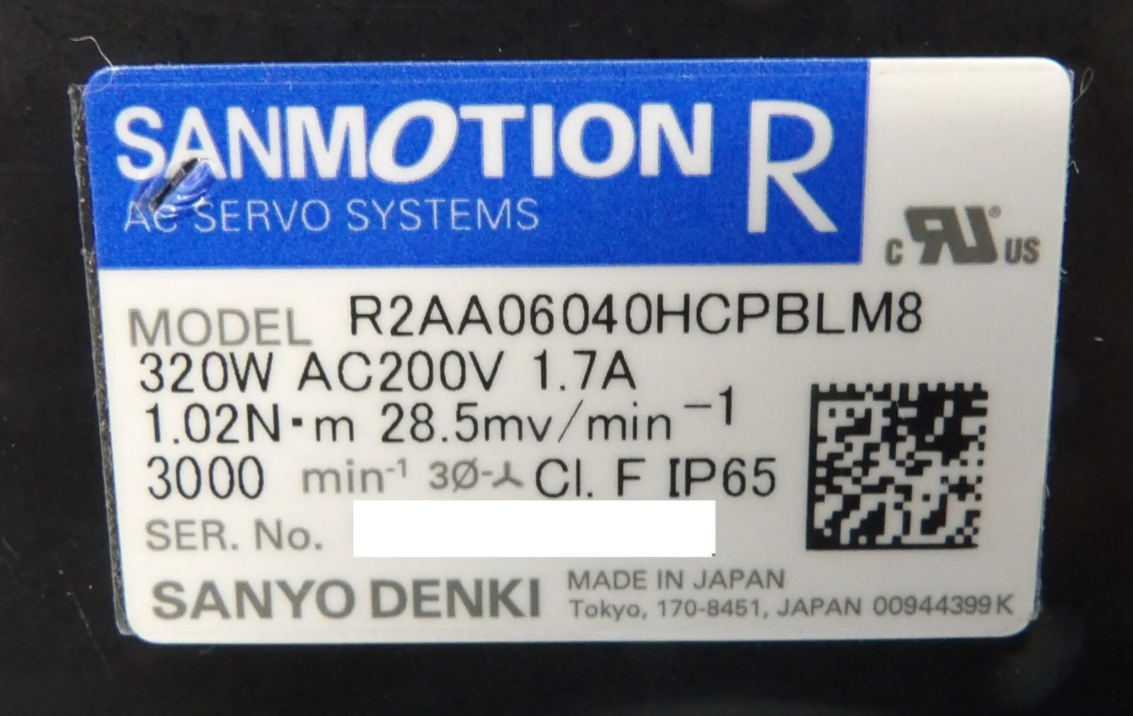 Sanyo Denki R2AA06040HCPBLM8 AC Servo Motor SANMOTION R Lot of 3 Working - Image 9