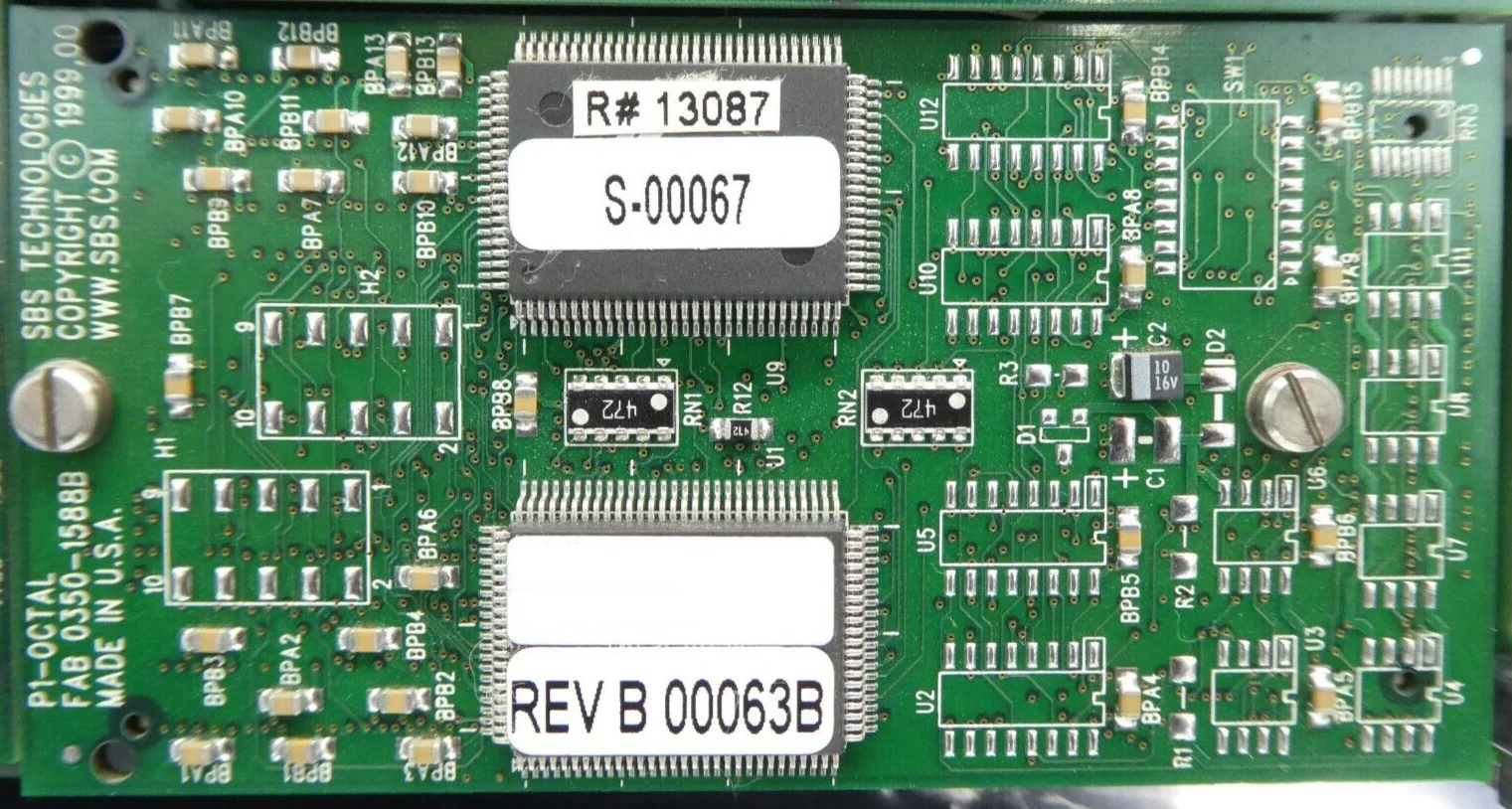 SBS Technologies MC-303 CARRIER PCB Card 0330-1686A P2-VIDEO P1-OCTAL Working - Image 11