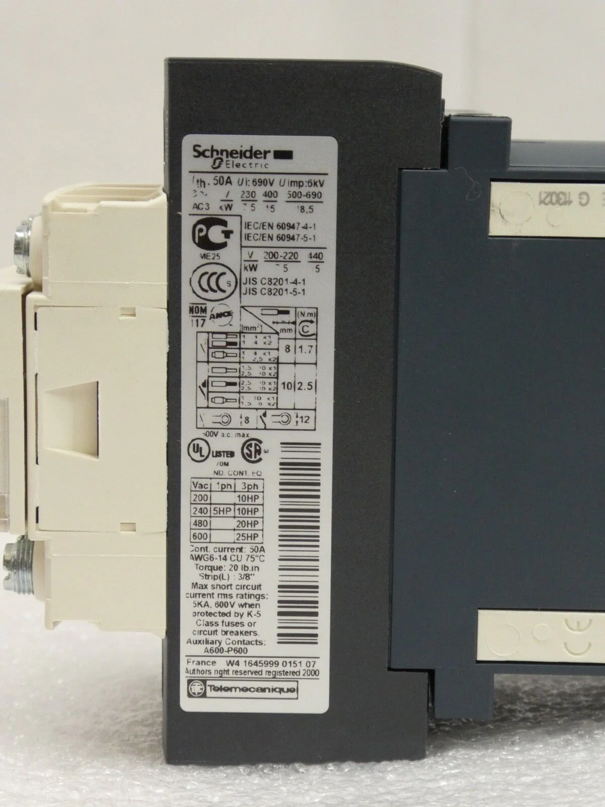 Schneider Electric LC1D326BD Contactor TeSys LAD4TBDL Reseller Lot of 5 Used - Image 7