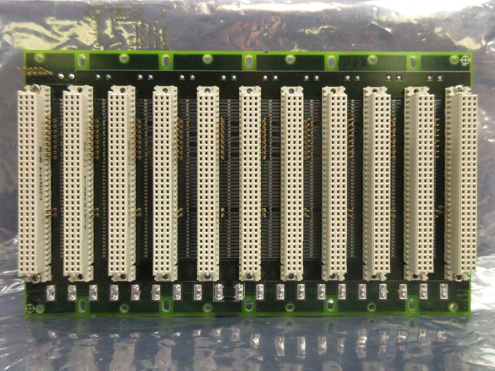 Schroff 60800-381 VME 11-Slot Backplane Board PCB with 60800-370 Ultratech 4700 - Image 3