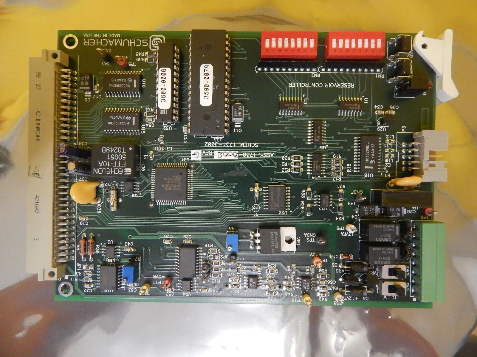 Schumacher 1730-3002 Reservoir Controller PCB Card 1731-3002 Rev. G Used - Image 4