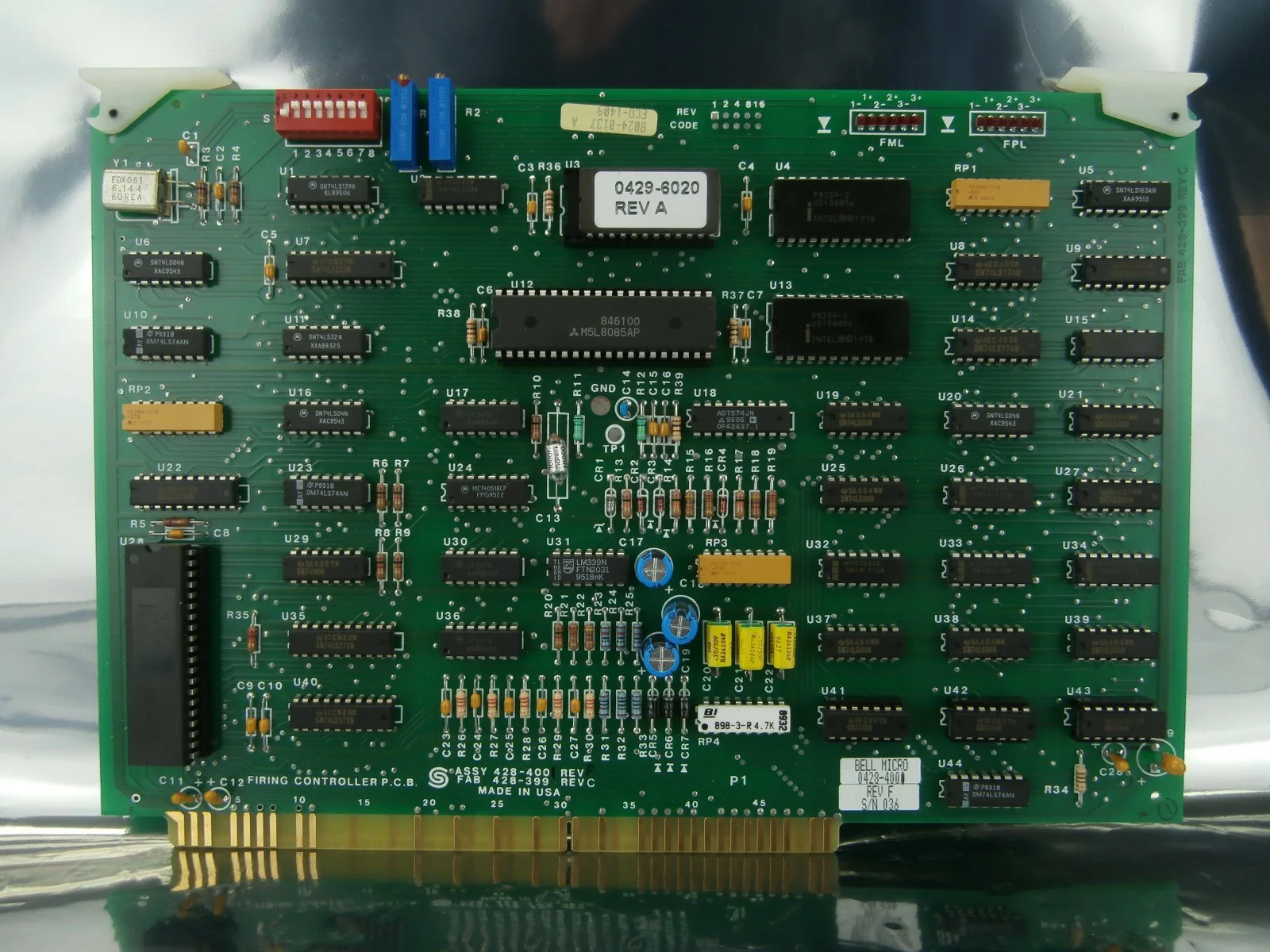 SCI Solid Controls 428-4001 Firing Controller PCB Card 428-399 8024-0137 Used - Image 2