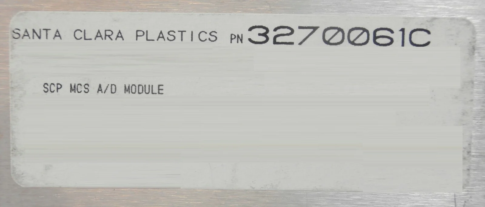 SCP Santa Clara Plastics 3270061C MCS A/D Analog to Digital Module Working Spare - Image 9