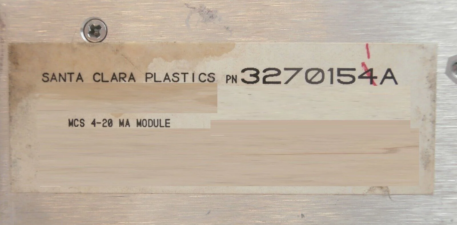 SCP Santa Clara Plastics 3270151A MCS 4-20 MA Analog Module Working Surplus - Image 8