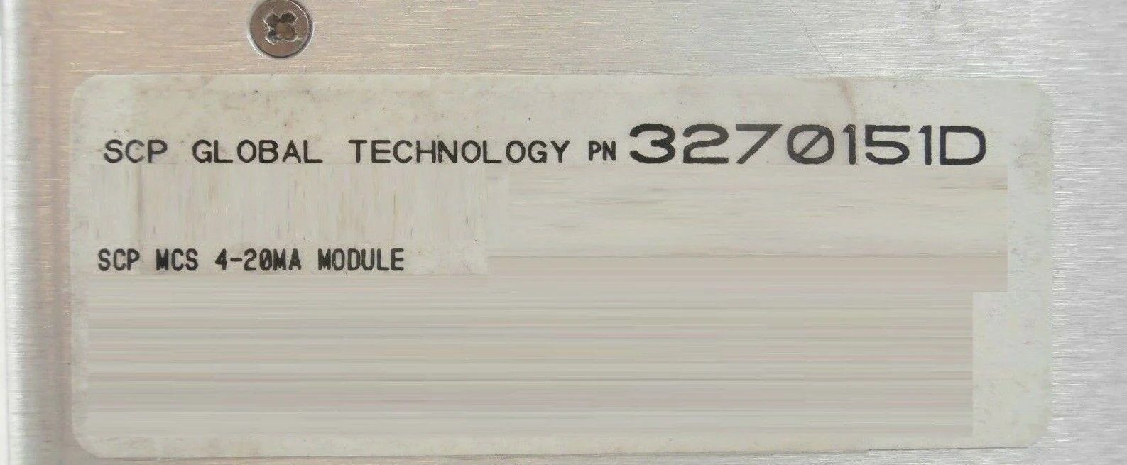 SCP Santa Clara Plastics 3270151D MCS 4-20 MA Analog Module Working Surplus - Image 8