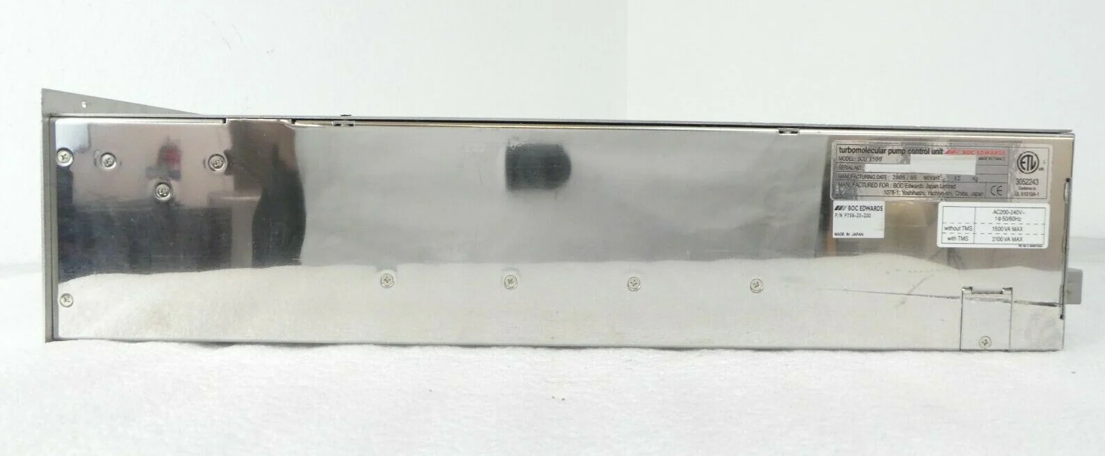SCU-1500 Edwards PT59-Z0-Z00 Turbomolecular Pump Controller Turbo Tested Surplus - Image 4