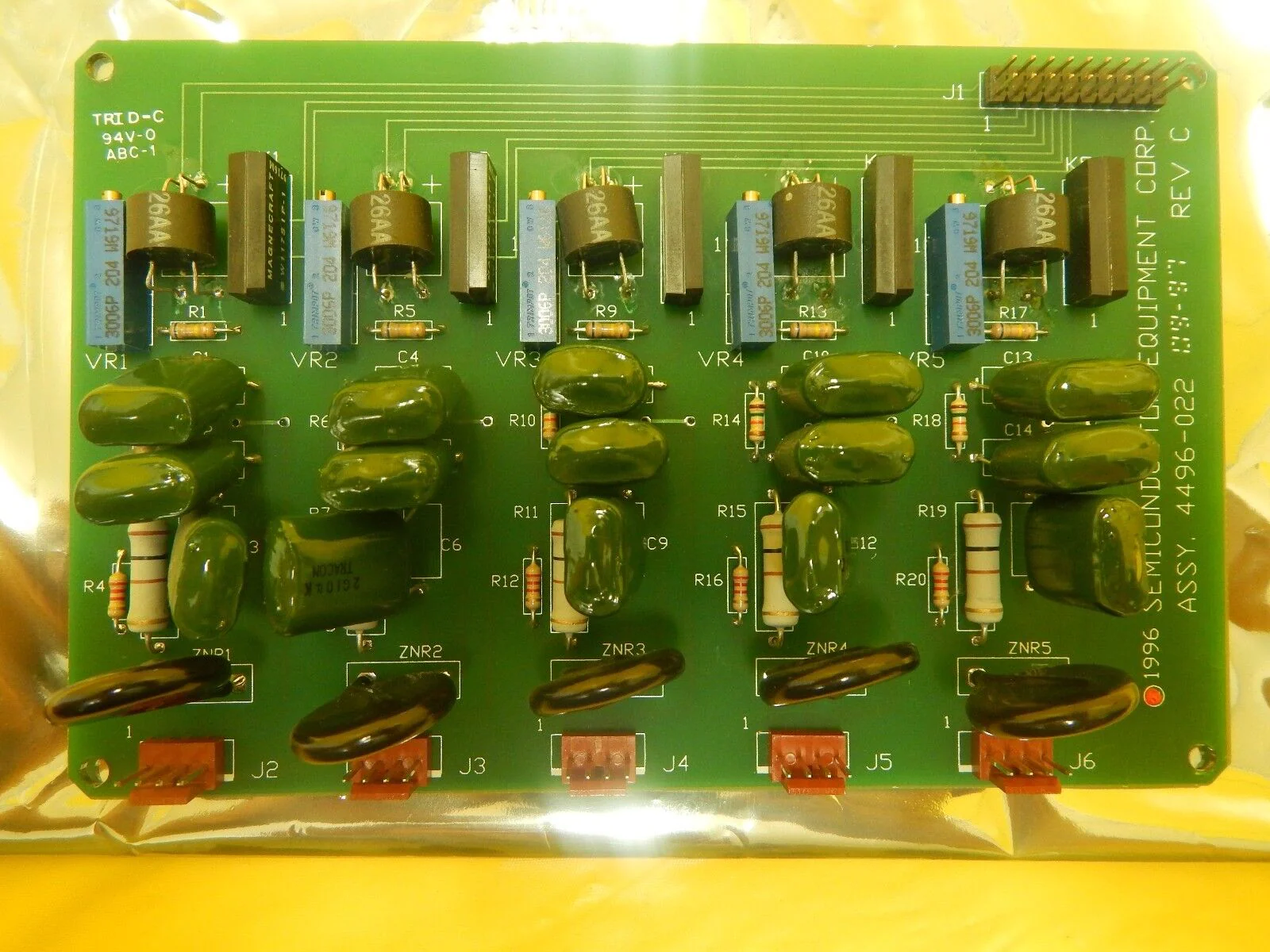 Semiconductor Equipment Corp 4496-022 Resistor PCB Board 410 Bonder Used Working - Image 4