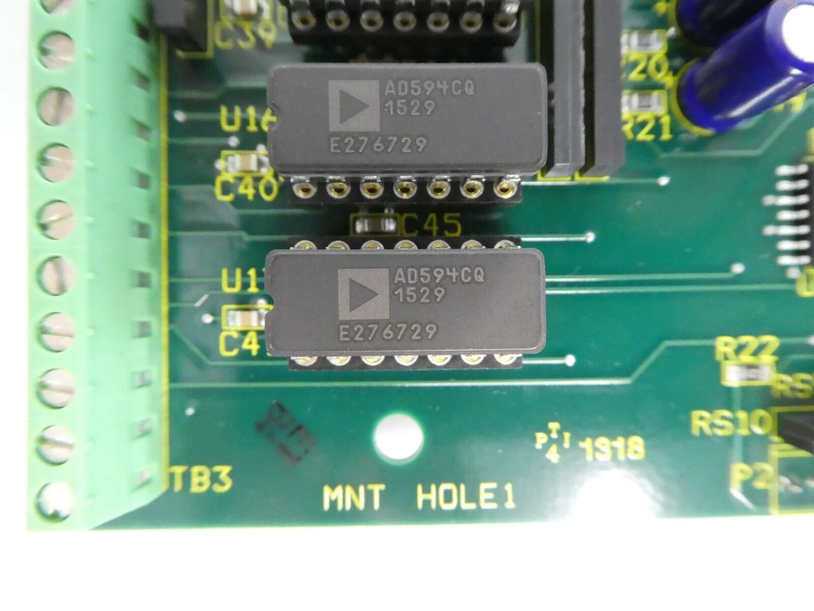 Semitool 16818 6 Channel Overtemp PCB Board Assembly New Surplus - Image 7
