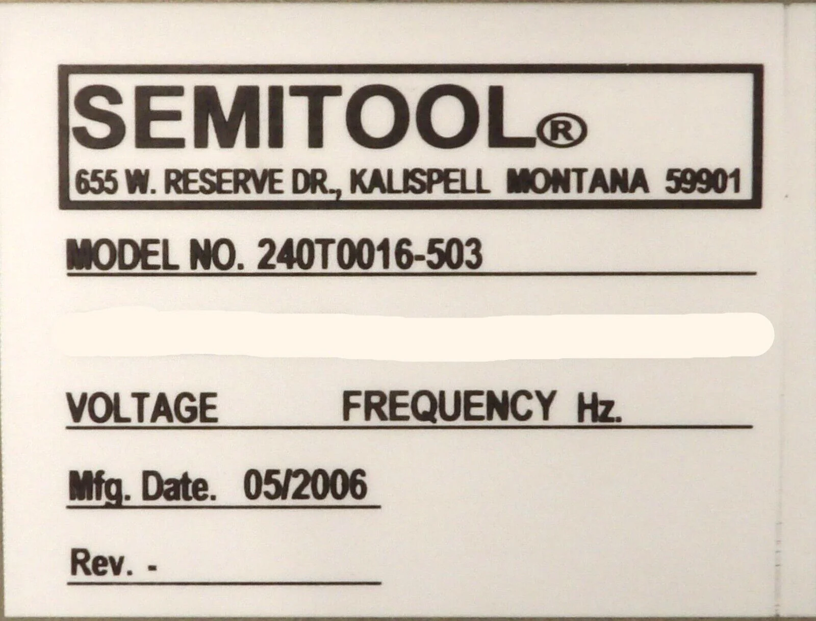 Semitool 240T0016-503 Servo Spin Spray Lift Rotate Assembly Refurbished - Image 7