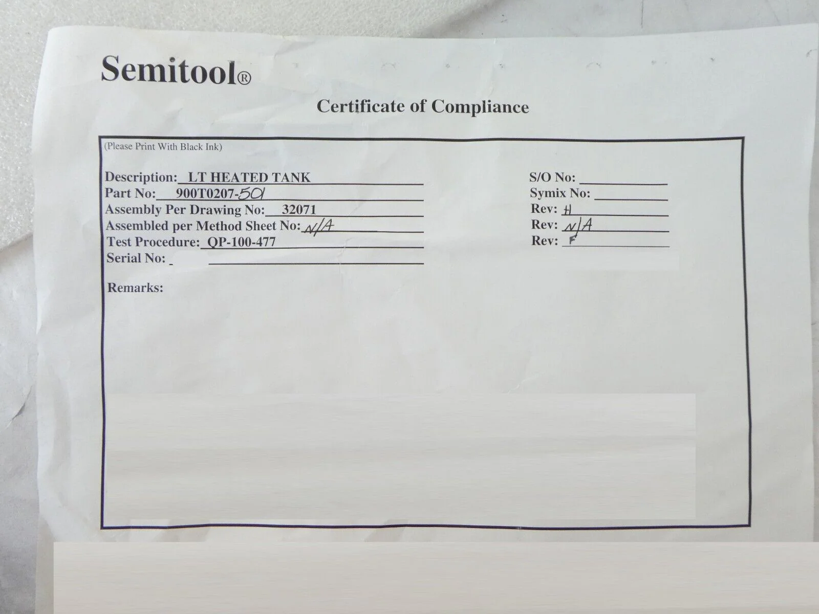 Semitool 900T0207-501 LT Tank Control Block Module 900T0207 New Surplus - Image 7