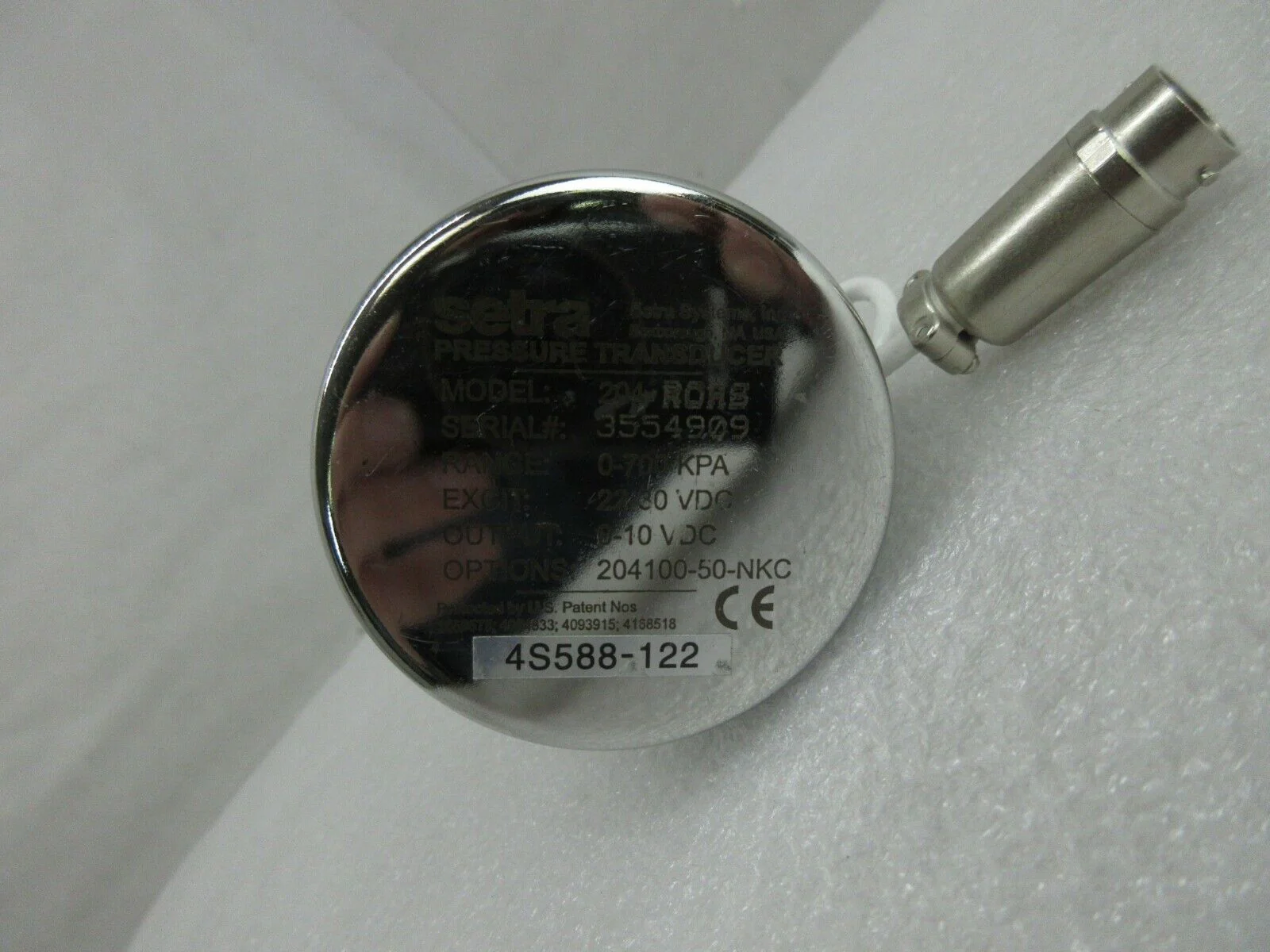 Setra 204100-50-NKC Pressure Transducer 204 ROHS Nikon 4S588-122 NSR-S620D Used - Image 7