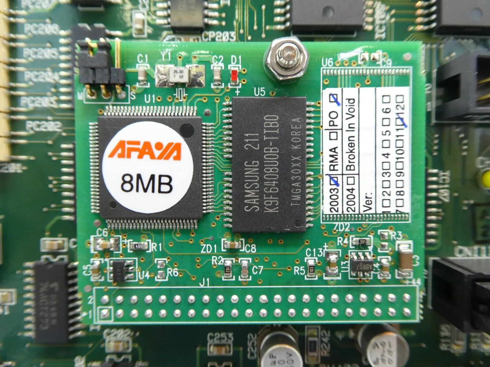 Shinko Electric 3ASSYC805500 SBC Single Board Computer PCB OHT-CPU VHT5-1-1 - Image 9