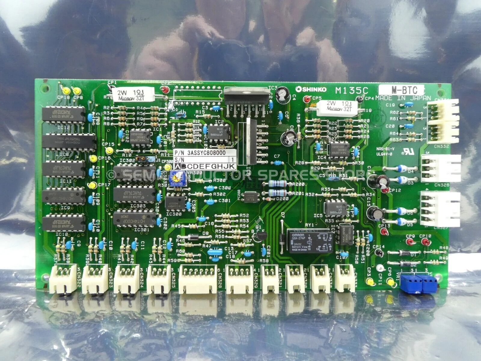 Shinko Electric 3ASSYC808000 PCB M-BTC M135C Reseller Lot of 3 Working Surplus - Image 9