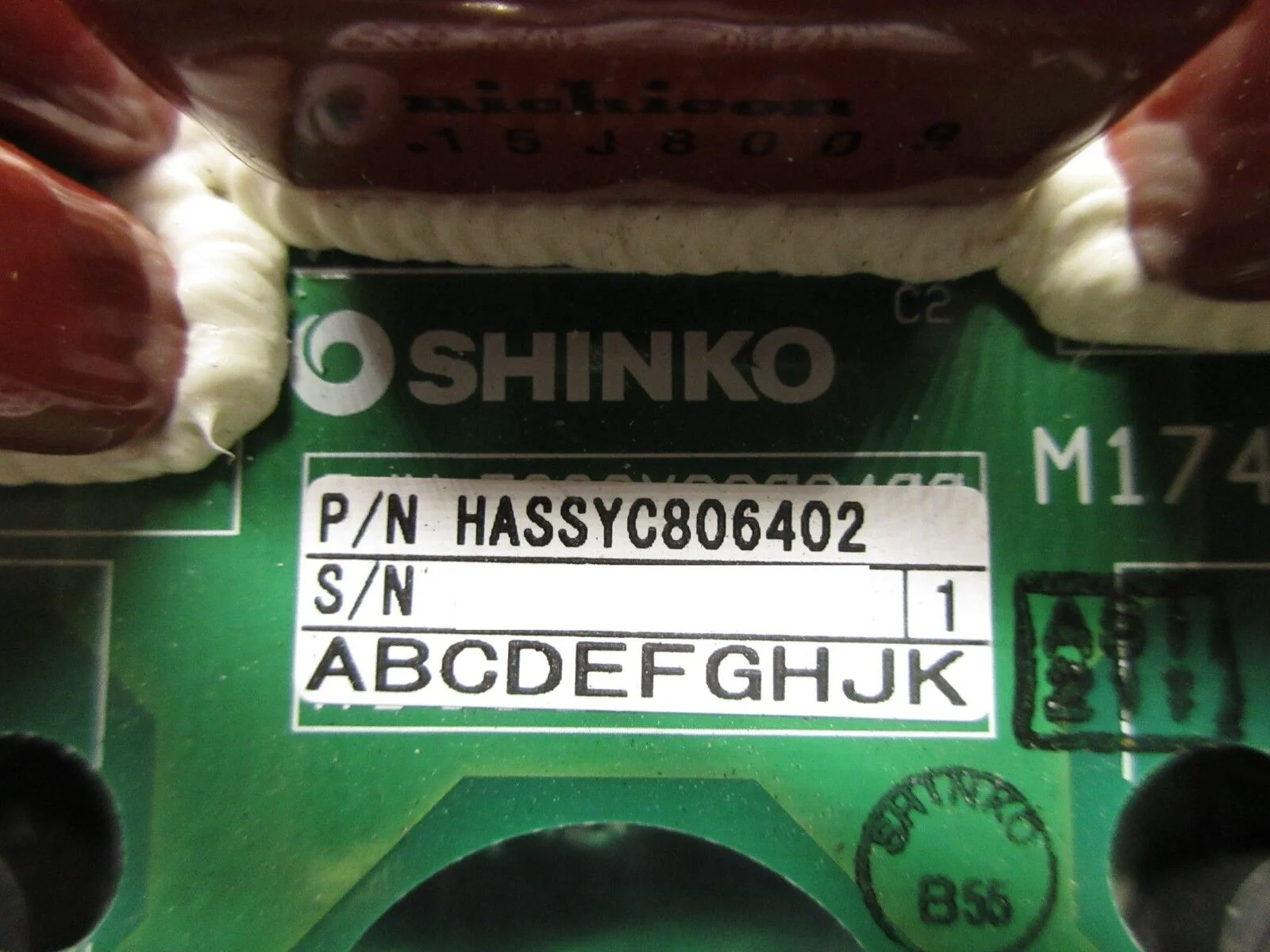 Shinko Electric HASSYC806402 Recovery Board PCB M174-1 OHT-CAP2 Dual Module Used - Image 10
