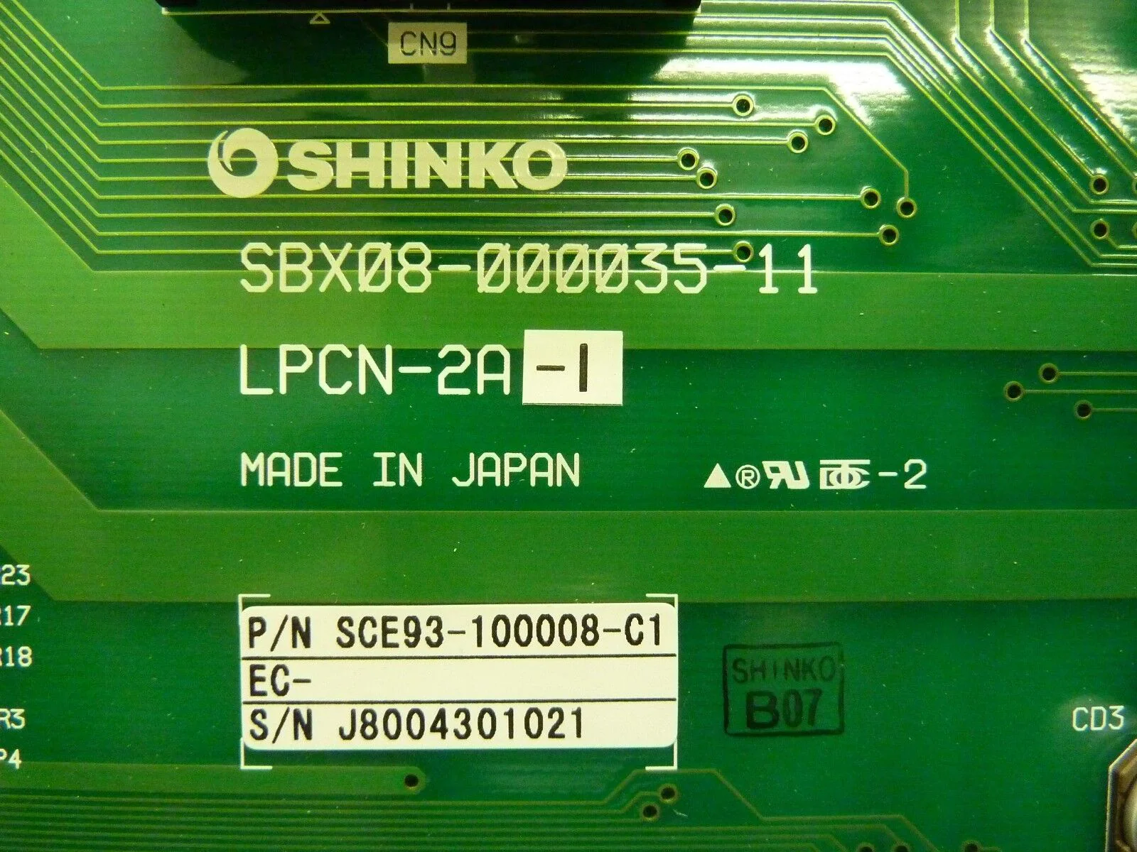 Shinko Electric SCE93-100008-C1 LPCN-2A-1 Interface PCB SBX08-000035-11 Used - Image 8