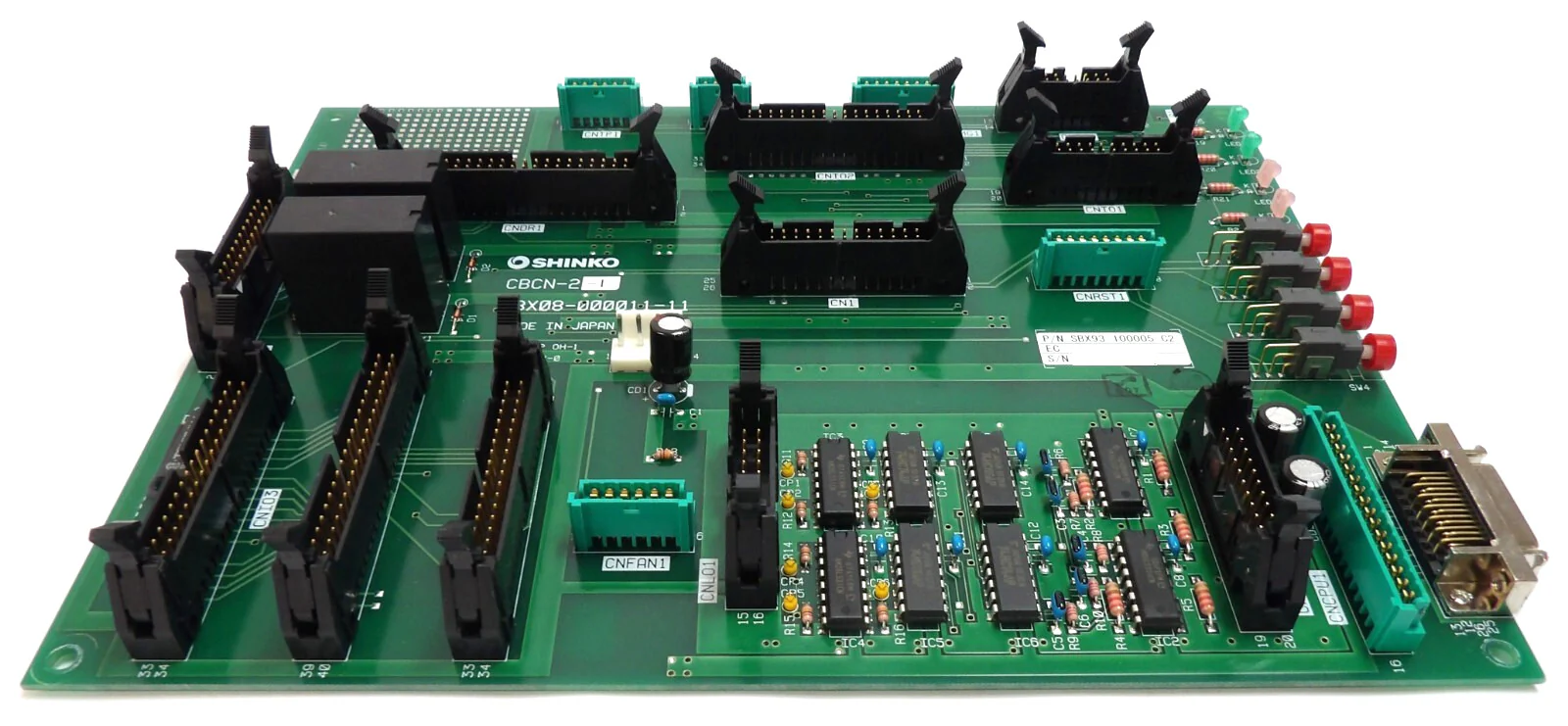 Shinko SBX08-000011-11 Interface PCB CBCN-2 SBX93-100005-C2 Working Surplus - Image 5