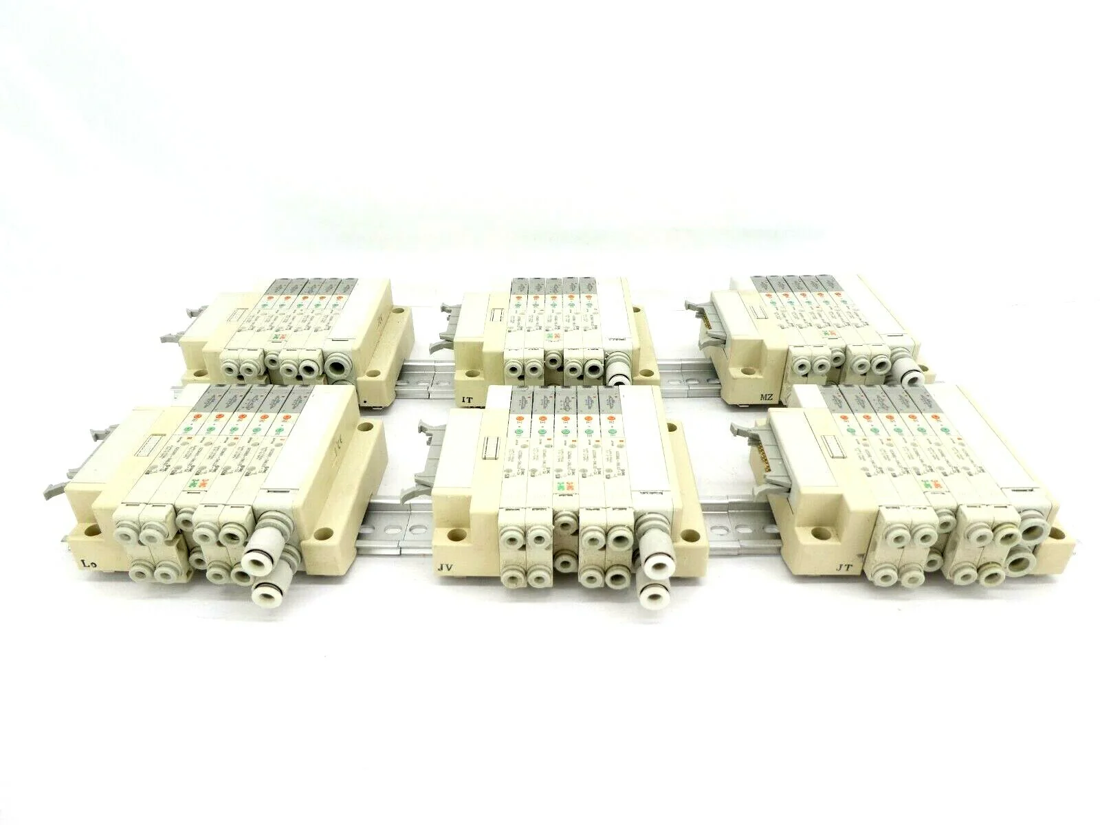 SMC 5-Port Pneumatic Manifold SZ3360-5NL0Z Reseller Lot of 6 Working Surplus - Image 3