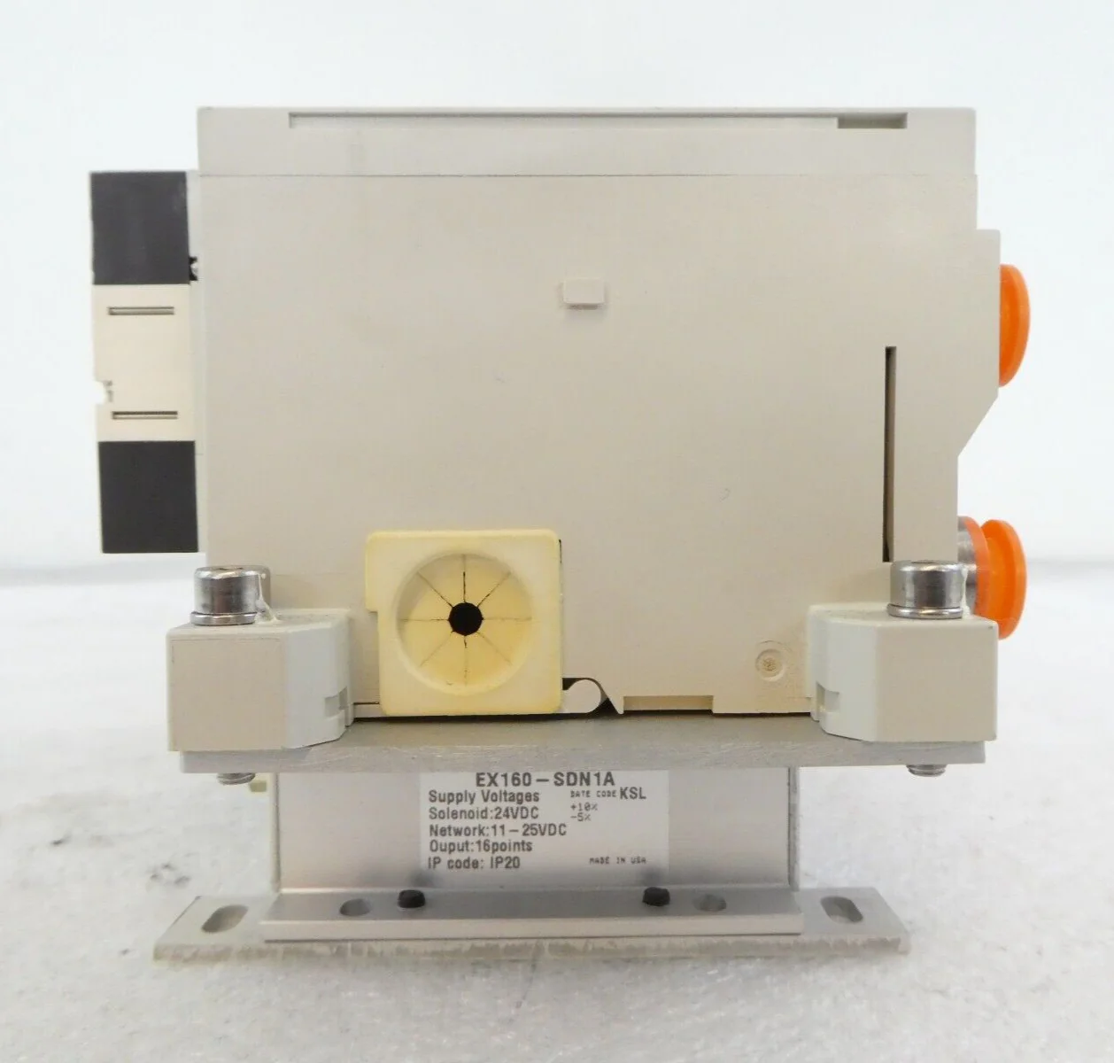 SMC EX160-SDN1A 8-Port Pneumatic Manifold VQ2201N-5 AMAT 0190-13031 Working - Image 3