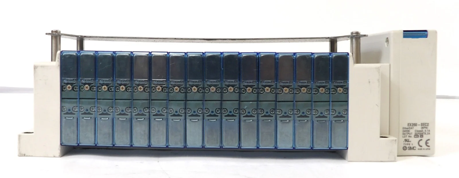 SMC EX260-SEC2 16-Port Ethercat Pneumatic Manifold AMAT 0190-41156 Working - Image 3