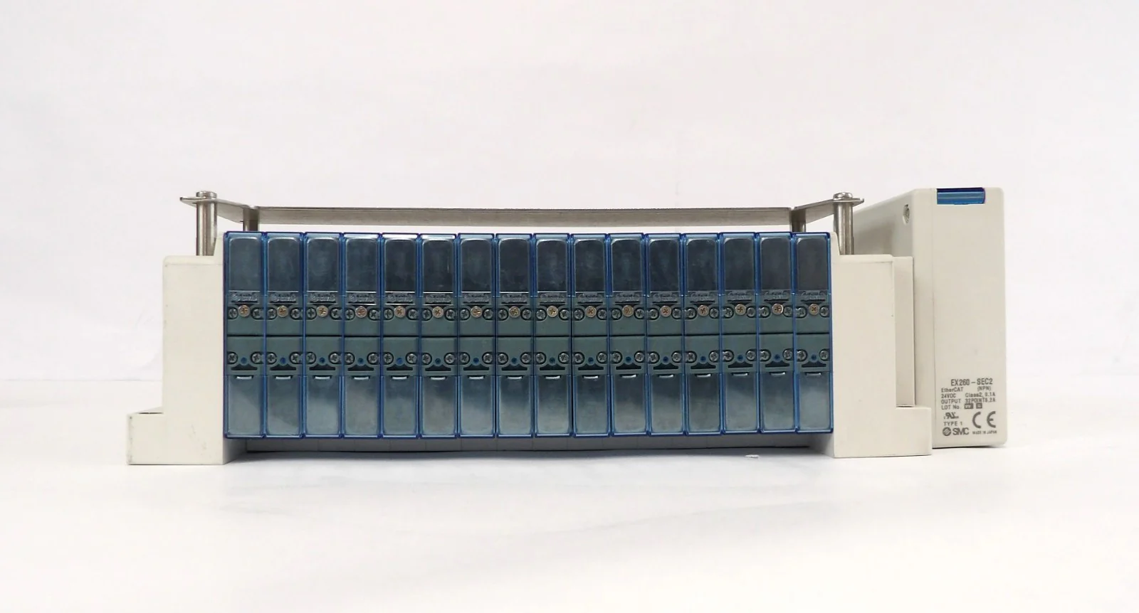 SMC EX260-SEC2 16-Port Pneumatic Manifold Lot of 4 Working - Image 4