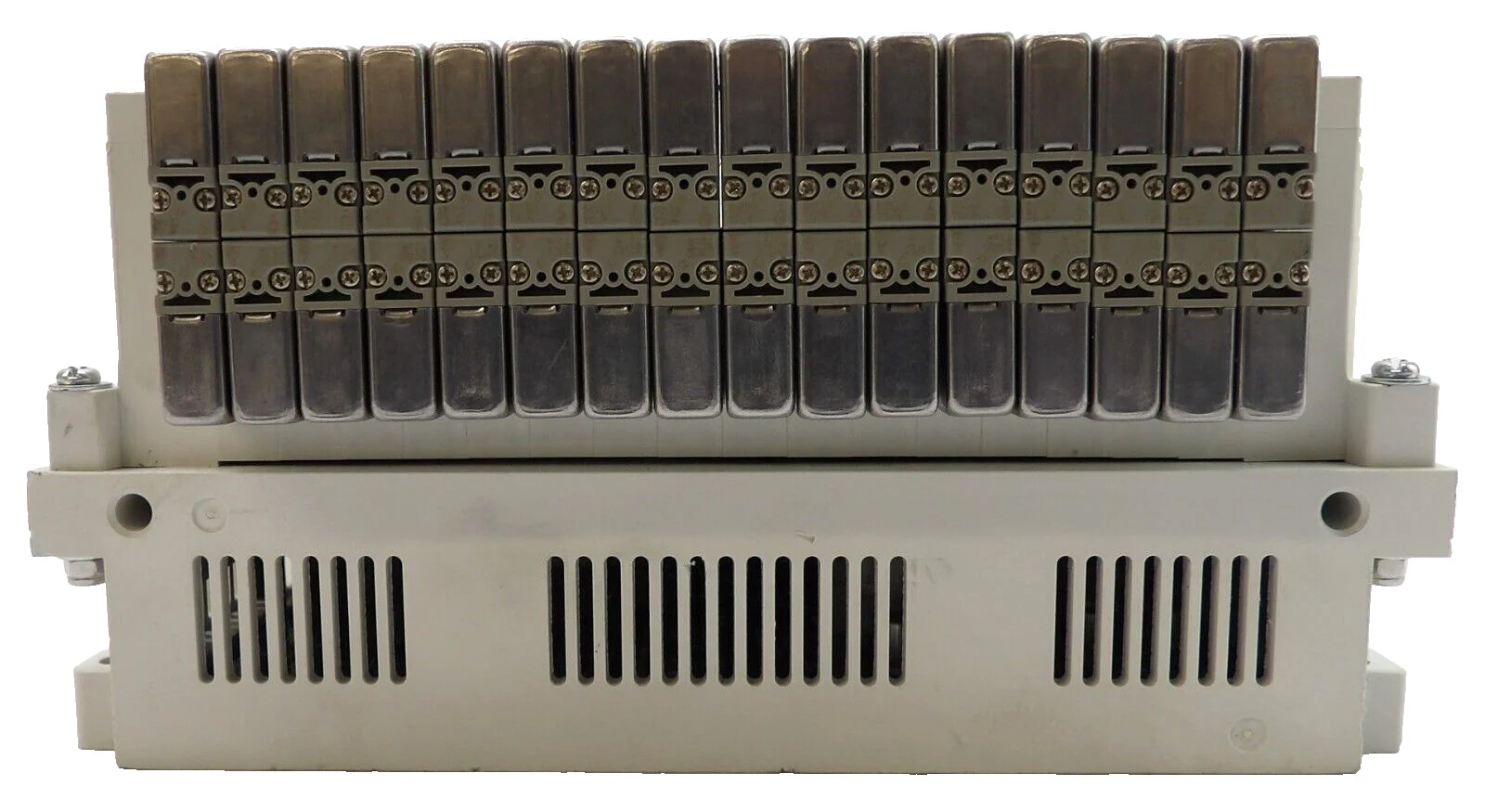 SMC EX420-SDN2-X4 16-Port Pneumatic Manifold VV5Q11-16-X3319V AMAT Working - Image 3