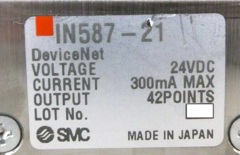 SMC IN587-21 21-Port Pneumatic Manifold SJ2A60T-5NFZ-N1-X21 Working Surplus - Image 8
