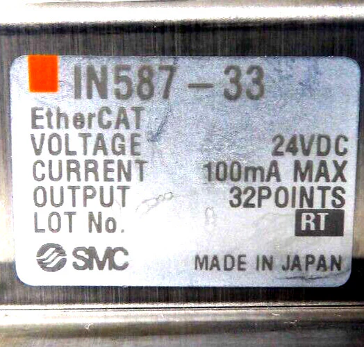 SMC IN587-33 32-Port EtherCAT Pneumatic Manifold Assembly Working Surplus - Image 7