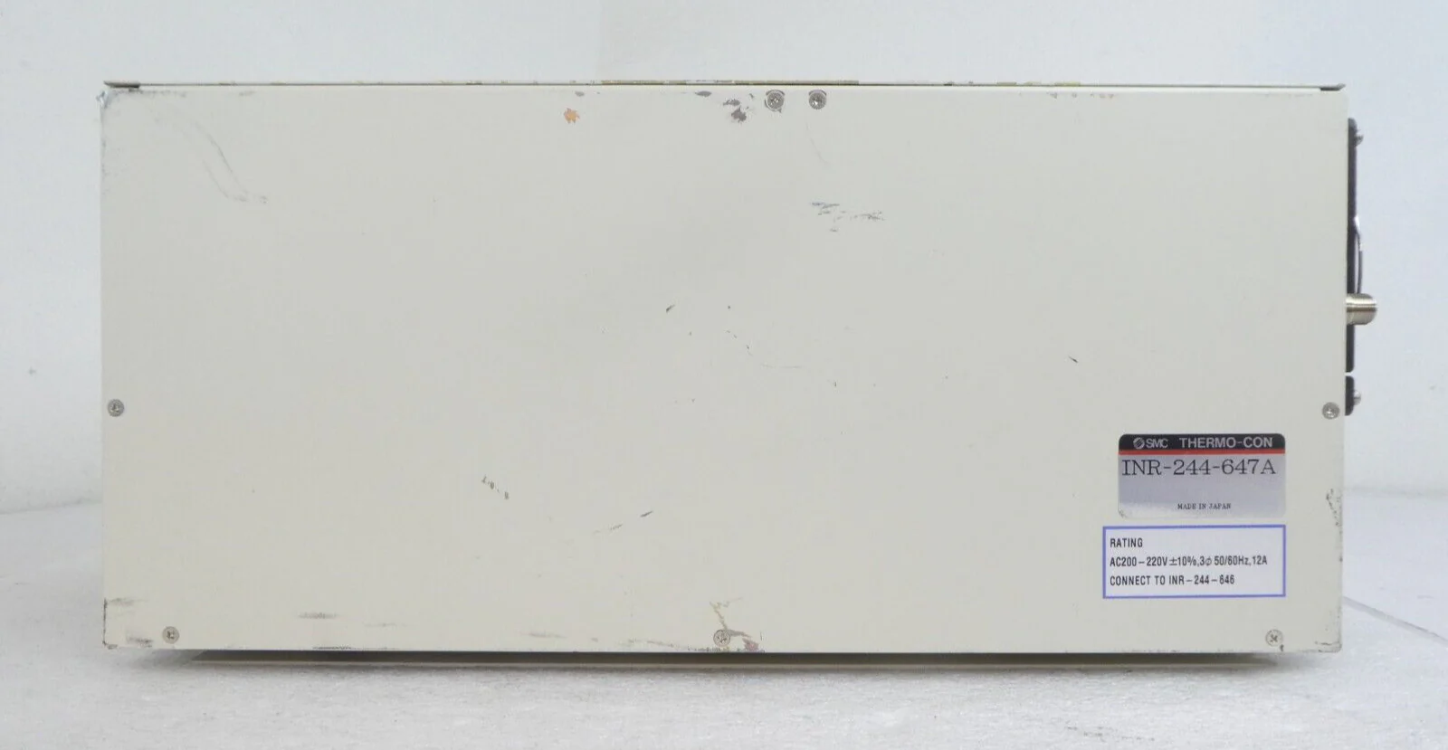 SMC INR-244-647A Temperature Controller THERMO-CON for INR-244-646 Untested - Image 3