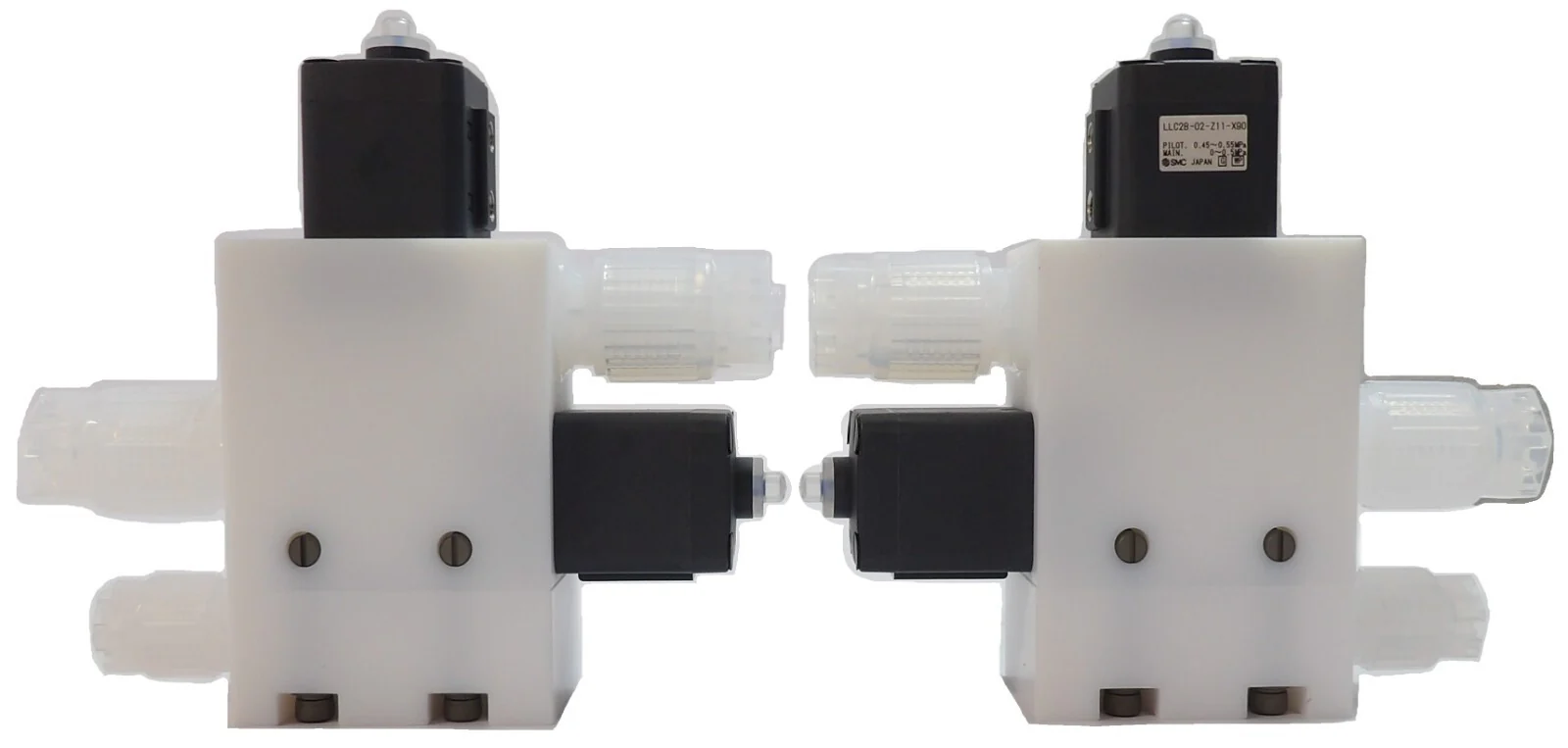 SMC LLC2B-02-Z11-X90 High Purity Chemical Valve Reseller Lot of 2 New Surplus