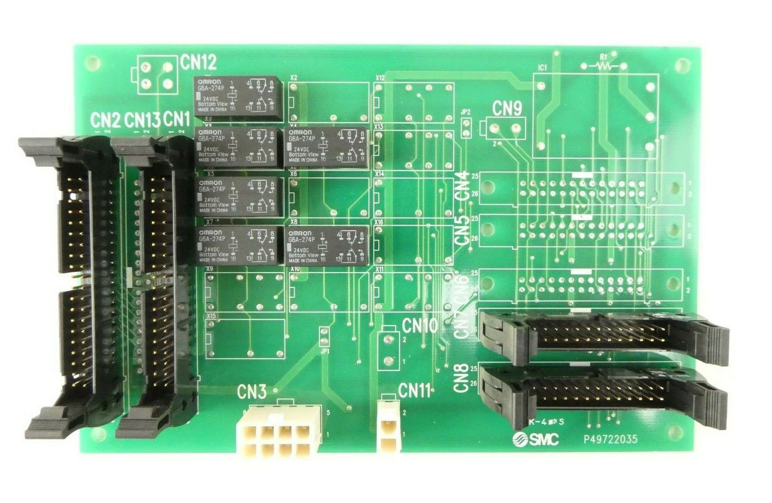 SMC P49722035 Relay Interface Module PCB Rudolph F30 TEL Tokyo Electron Working - Image 2