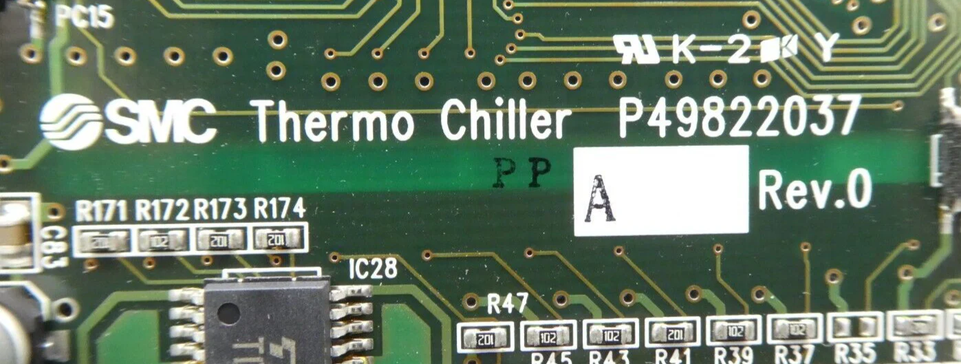 SMC P49822037 Thermo Chiller Display Panel Interface PCB Lot of 4 Working Spare - Image 9